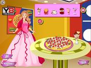 Приготовления пиццы Барби