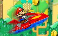 Марио на гидроцикле в джунглях